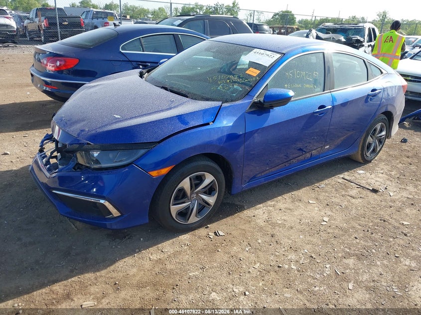 2020 Honda Civic Lx 2HGFC2F69LH566622 photo 1