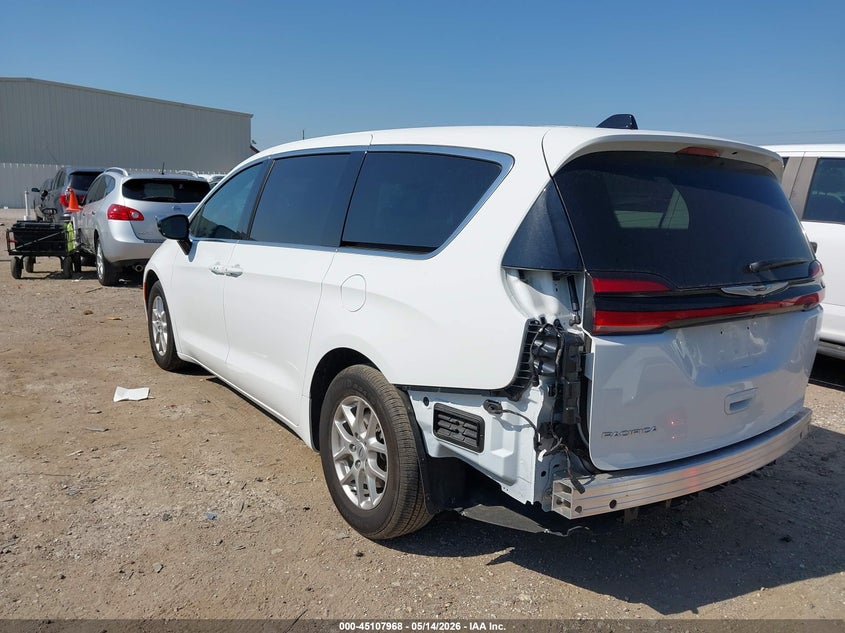 Vin: 2c4rc1bg4sr553242, lot: 45605552, chrysler pacifica select 20253