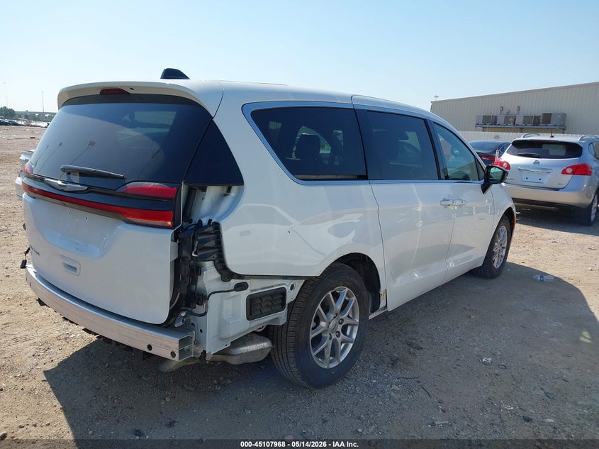 Vin: 2c4rc1bg4sr553242, lot: 45605552, chrysler pacifica select 20254
