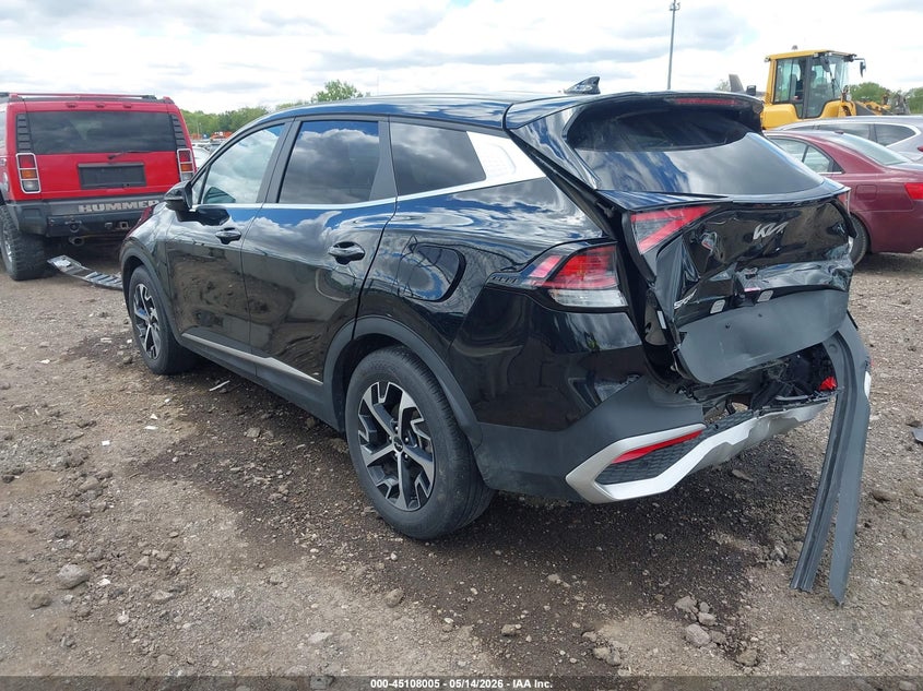 2025 KIA SPORTAGE auction photo 3