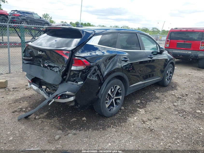 2025 KIA SPORTAGE auction photo 4
