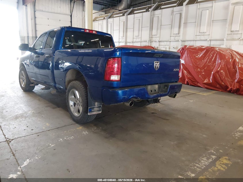 Vin: 1c6rr7ft9hs601311, lot: 45605632, ram 1500 express  4x4 6'4 box 20173