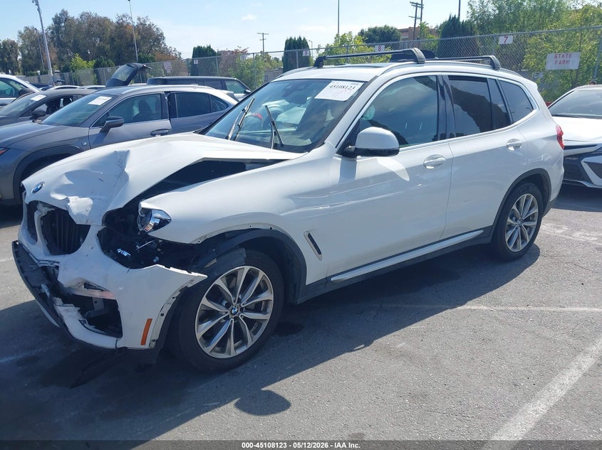 Vin: 5uxtr7c51kle88249, lot: 45605707, bmw x3 sdrive30i 20192