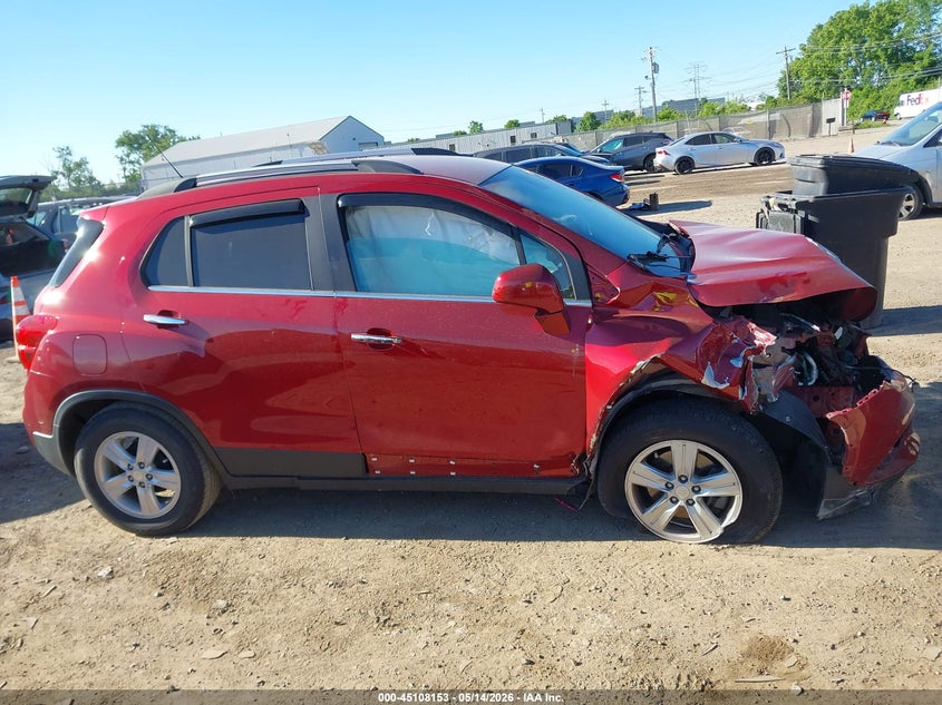 VIN 3GNCJLSB2LL222614 2020 CHEVROLET TRAX FWD LT