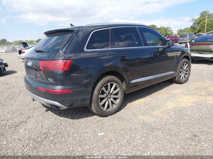 Vin: wa1vaaf72hd057070, lot: 45605777, audi q7 3.0t premium 20174