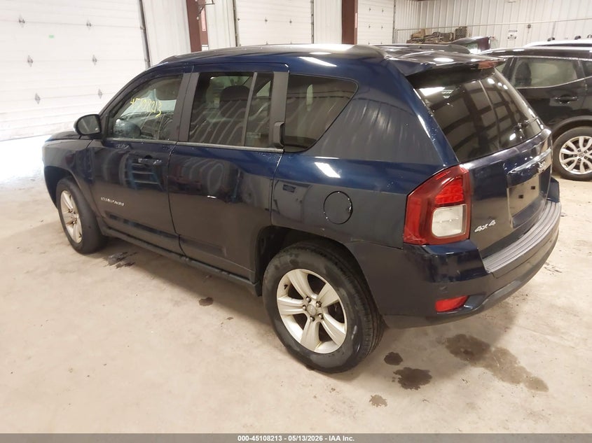 Vin: 1c4njdbbxed828744, lot: 45605797, jeep compass sport 20143