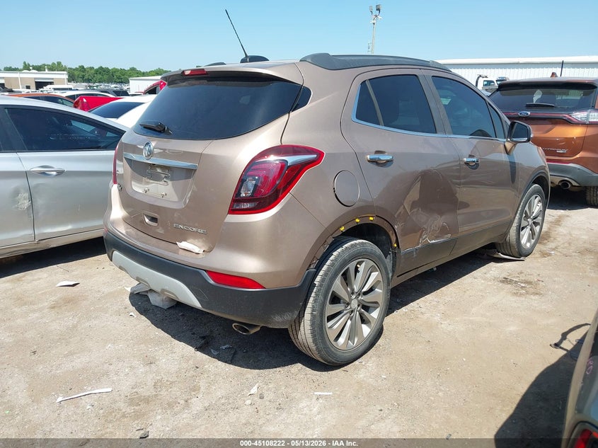 Vin: kl4cjasb2kb707276, lot: 45605806, buick encore fwd preferred 20194