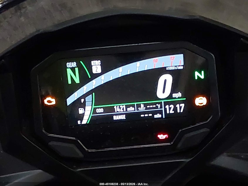 2025 Kawasaki Ex650 P VIN: ML5EXEP16SDAG6523 Lot: 45108238