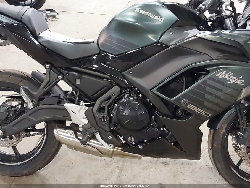 2025 Kawasaki Ex650 P VIN: ML5EXEP16SDAG6523 Lot: 45108238