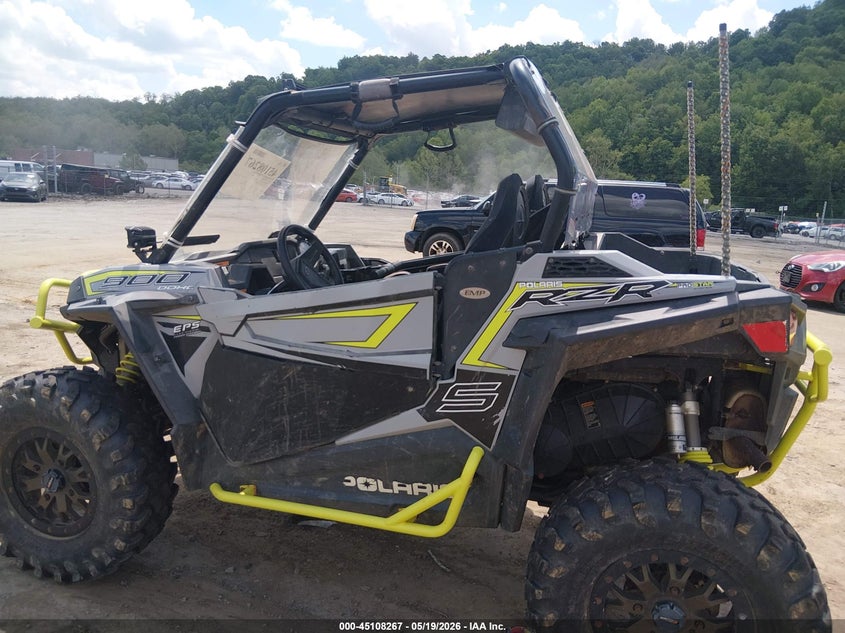 2018 Polaris Rzr S 900 Eps VIN: 3NSVBE874JH475011 Lot: 45108267