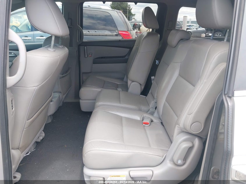 2012 Honda Odyssey 3.5 Ex-L Silver Lot 111045108268 Vin 5FNRL5H62CB097471