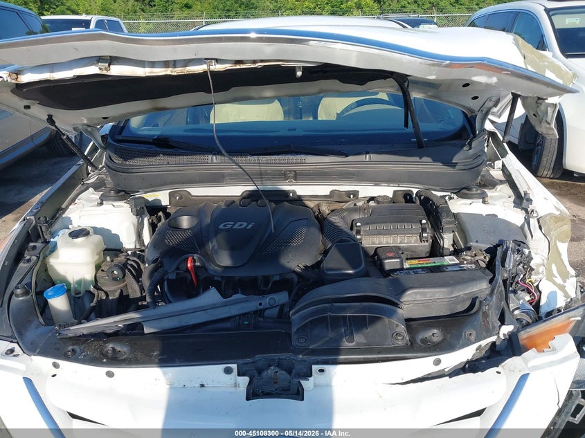 2013 HYUNDAI SONATA SEDAN 2.4L I-4 DI, DOHC, VVT, 198HP
