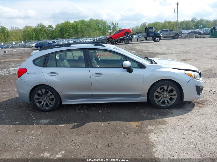 2012 Subaru Impreza 2.0 2.0I Sport Limited silver Lot 111045108358 Vin JF1GPAS68CH226722