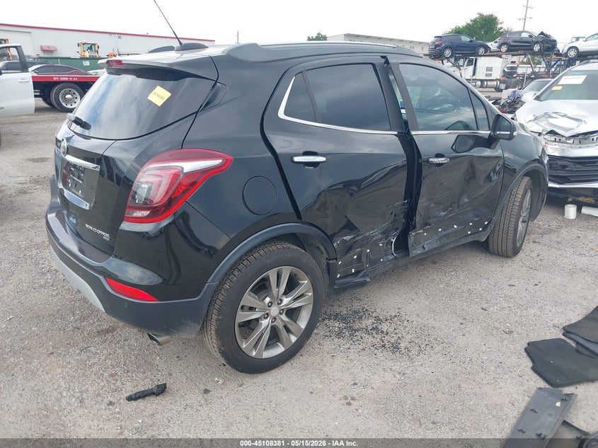 Vin: kl4cjgsm3kb751825, lot: 45605965, buick encore awd essence 20194