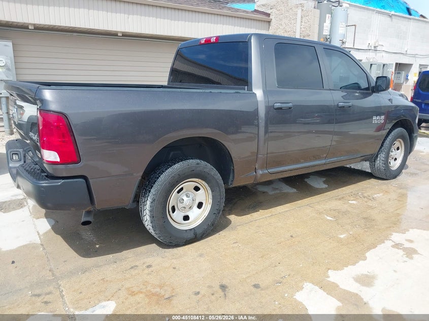 Vin: 1c6rr7kg2js106186, lot: 45605996, ram 1500 tradesman  4x4 5'7 box 20184