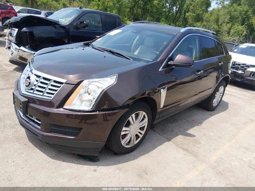 Vin: 3gyfnee39fs637458, lot: 45606001, cadillac srx luxury collection 20152
