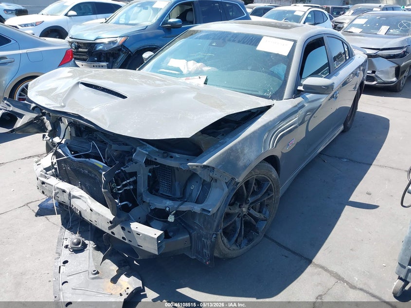 Vin: 2c3cdxgj1jh203277, lot: 45606099, dodge charger r/t scat pack rwd 20182