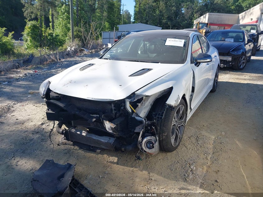 Vin: knae15la8m6089613, lot: 45606120, kia stinger gt-line 20212