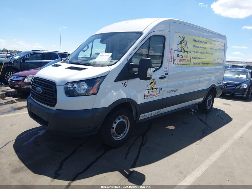 Vin: 1ftyr2cm3jka09252, lot: 45606207, ford transit-250 20182