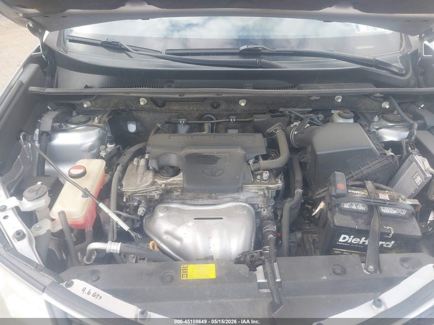 2014 TOYOTA RAV 4 SPORT UTILITY VEHICLE 2.5L I-4 DOHC, VVT, 176HP