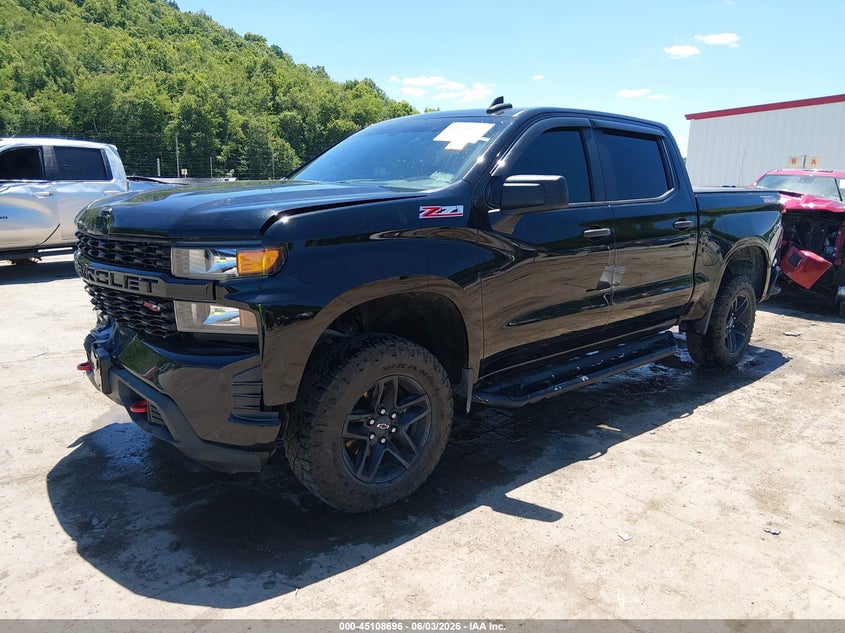 2019 Chevrolet Silverado, Удар спереди, IAAI, VIN 3GCPYCEF3KG234783 — фото 2