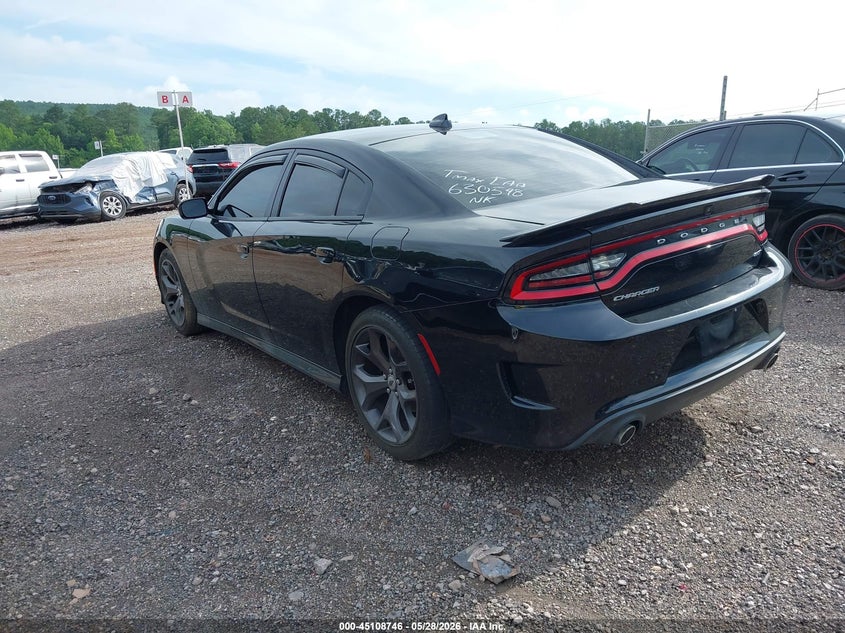 Vin: 2c3cdxhg2kh630598, lot: 45606330, dodge charger gt rwd 20193