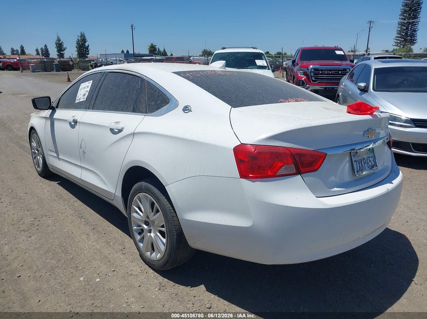 Vin: 2g11x5sa9g9185922, lot: 45606364, chevrolet impala 1fl 20163