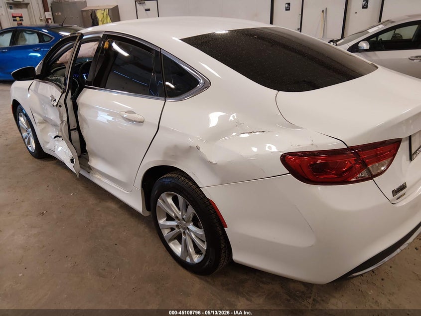 Vin: 1c3cccab9fn741155, lot: 45606380, chrysler 200 limited 20153