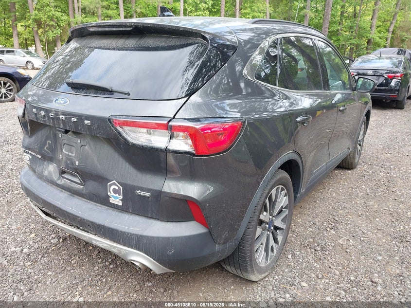 Vin: 1fmcu0dz0lua12197, lot: 45606394, ford escape titanium hybrid 20204