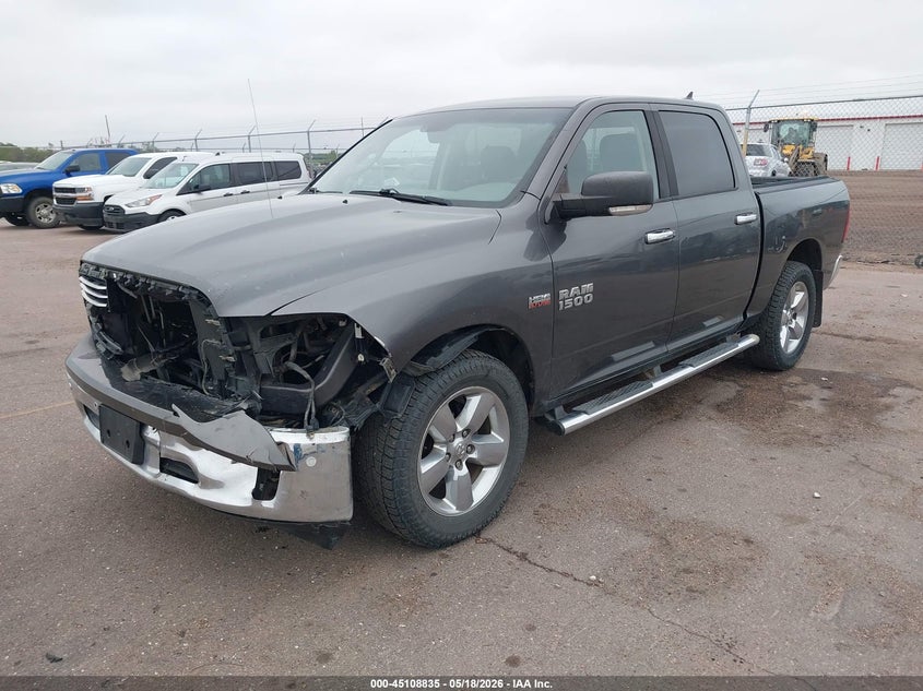 Vin: 1c6rr7lt5fs558300, lot: 45606419, ram 1500 big horn 20152