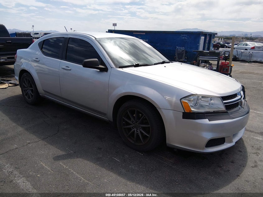 2011 Dodge Avenger 2.4 Express silver Lot 111045108857 Vin 1B3BD4FB5BN608696