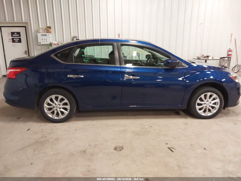 VIN 3N1AB7AP2KY258082 2019 NISSAN SENTRA SV