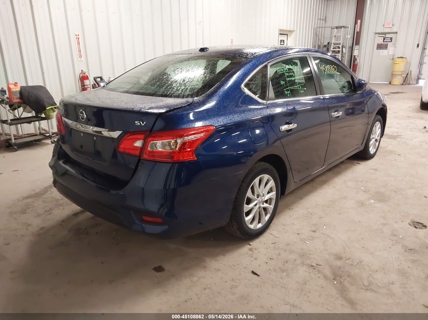 VIN 3N1AB7AP2KY258082 2019 NISSAN SENTRA SV