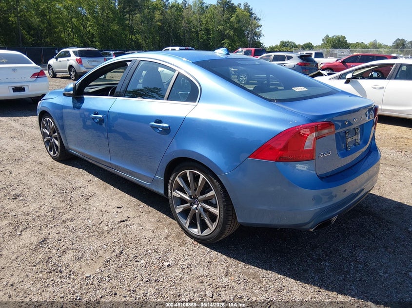 Vin: yv140mfk7f1347775, lot: 45606453, volvo s60 t5 premier 20153