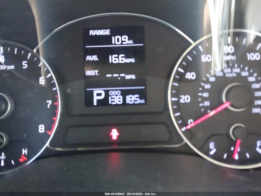 2016 KIA FORTE HATCHBACK 2.0L I-4 DI, DOHC, VVT, 173HP