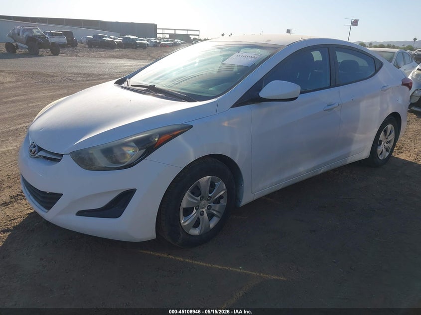 2016 Hyundai Elantra Se 5NPDH4AE8GH721241 photo 1