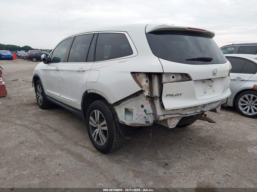 Vin: 5fnyf6h5xhb031709, lot: 45606534, honda pilot ex-l 20173
