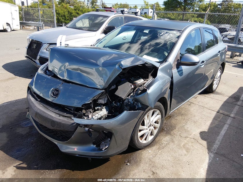 Vin: jm1bl1l70d1766888, lot: 45606560, mazda mazda3 i touring 20132