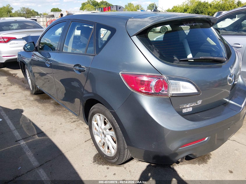 Vin: jm1bl1l70d1766888, lot: 45606560, mazda mazda3 i touring 20133
