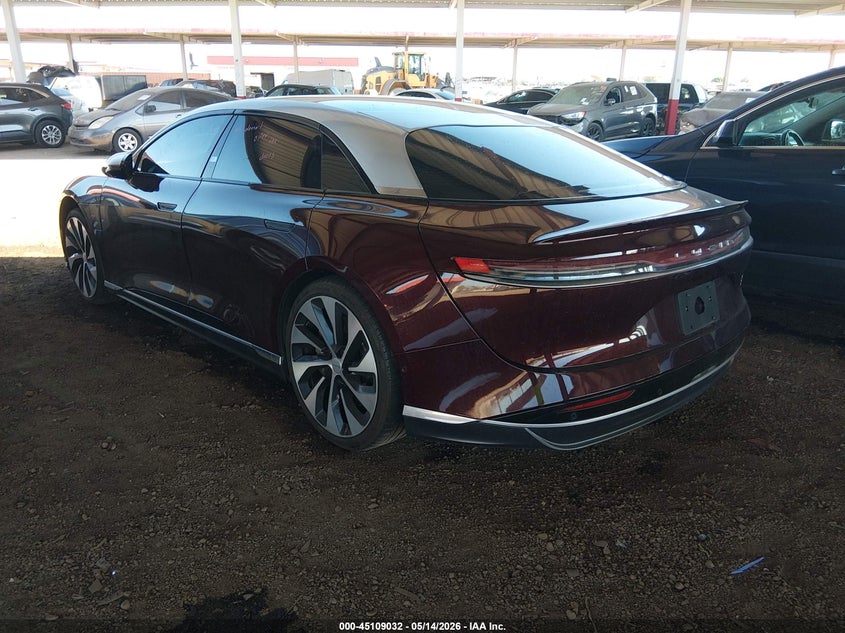 Vin: 50ea1gba8na001507, lot: 45606616, lucid air grand touring 20223