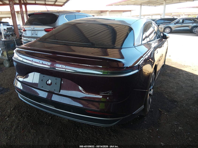 Vin: 50ea1gba8na001507, lot: 45606616, lucid air grand touring 20224