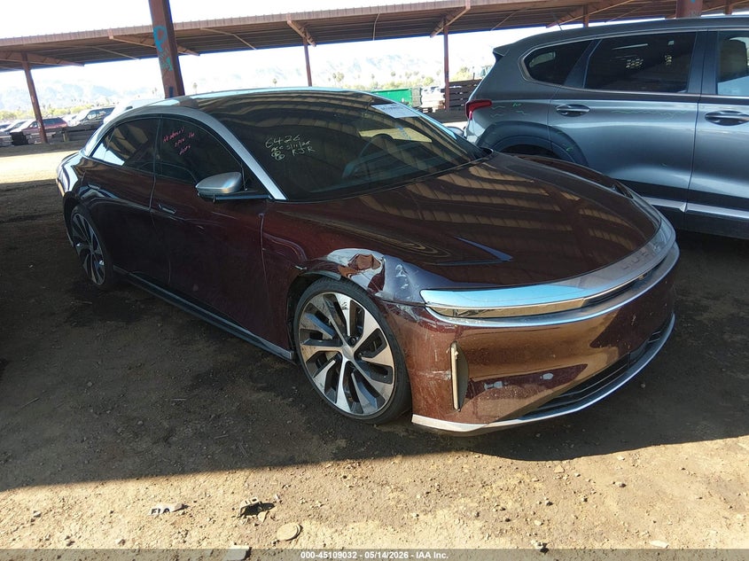 2022 Lucid Air Grand Touring VIN: 50EA1GBA8NA001507 Lot: 45109032