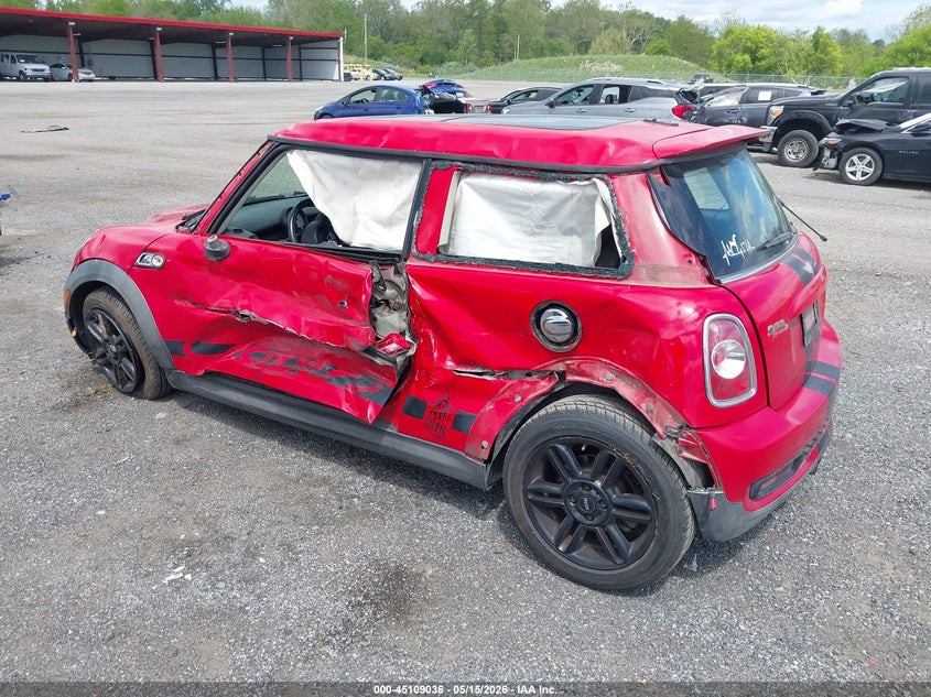Vin: wmwsv3c53dt477011, lot: 45606620, mini hardtop cooper s 20133