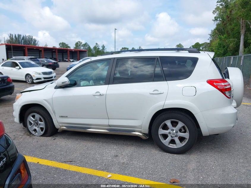 2012 Toyota Rav 4 3.5 Rav4 Limited V6 white Lot 111045109048 Vin 2T3YK4DV2CW015917