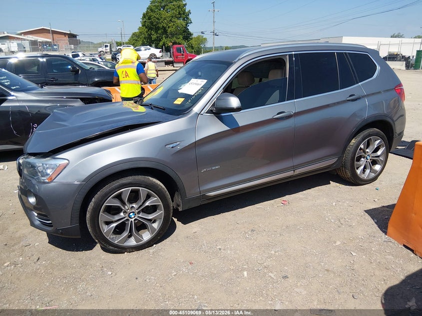 Vin: 5uxwx9c55g0d91305, lot: 45606653, bmw x3 xdrive28i 20162