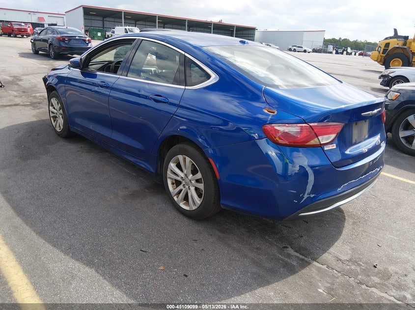 Vin: 1c3cccab2fn746990, lot: 45606683, chrysler 200 limited 20153