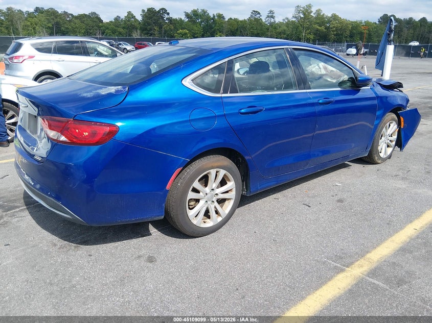 Vin: 1c3cccab2fn746990, lot: 45606683, chrysler 200 limited 20154