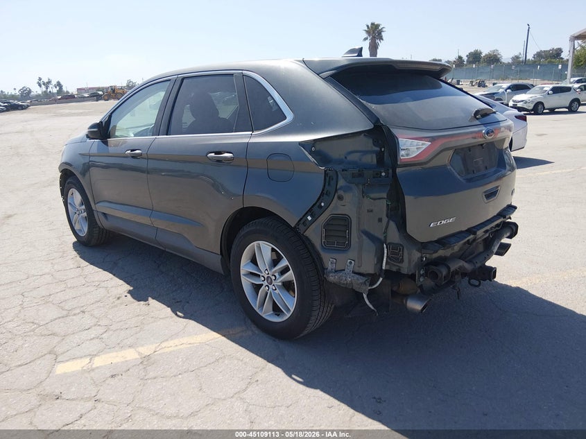 Vin: 2fmtk4j90fbb73984, lot: 45606697, ford edge sel 20153