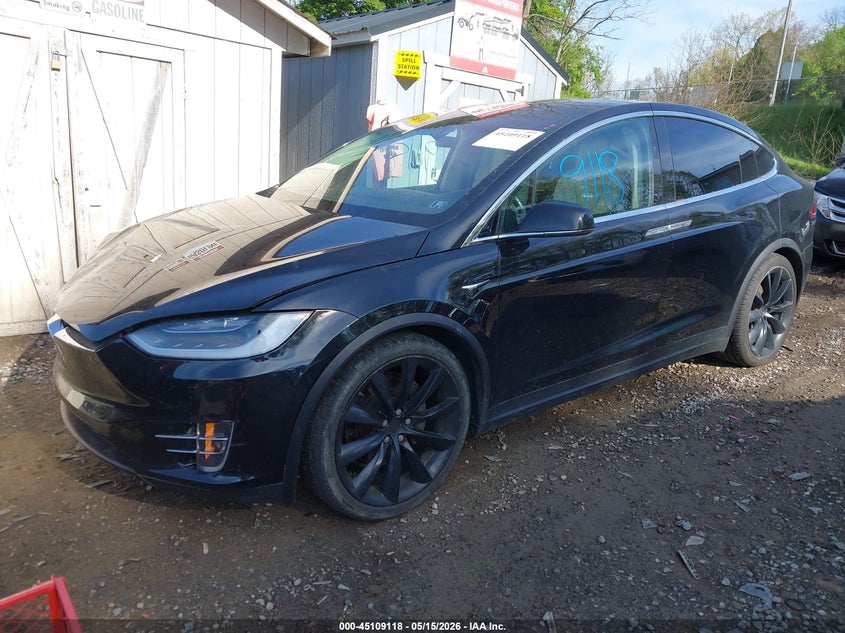 Vin: 5yjxcbe21jf089026, lot: 45606702, tesla model x 100d/75d/p100d 20182