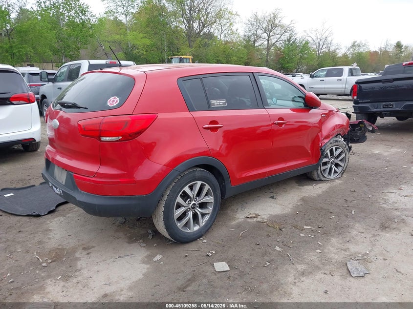 2014 KIA SPORTAGE auction photo 4